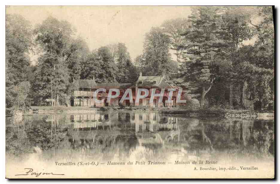 CPA Versailles Hameau du Petit Trianon Maison de la reine
