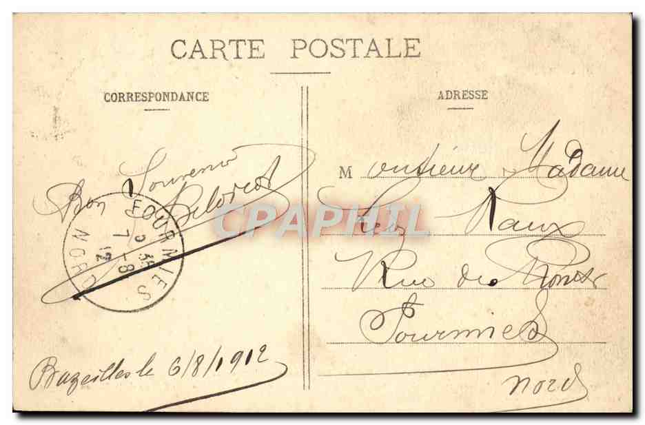 CPA Ambigu Les Dernieres Cartouches Militaria  — Verso