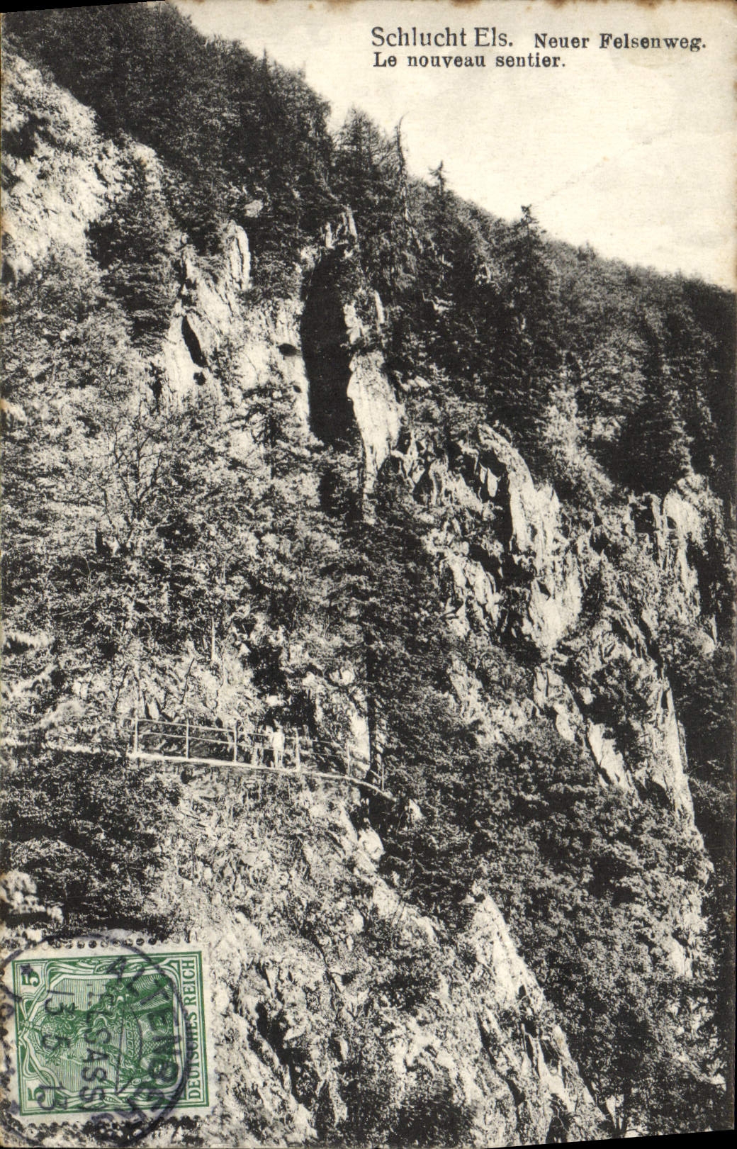 Schlucht Els — Le nouveau sentier — Deutsches Reich