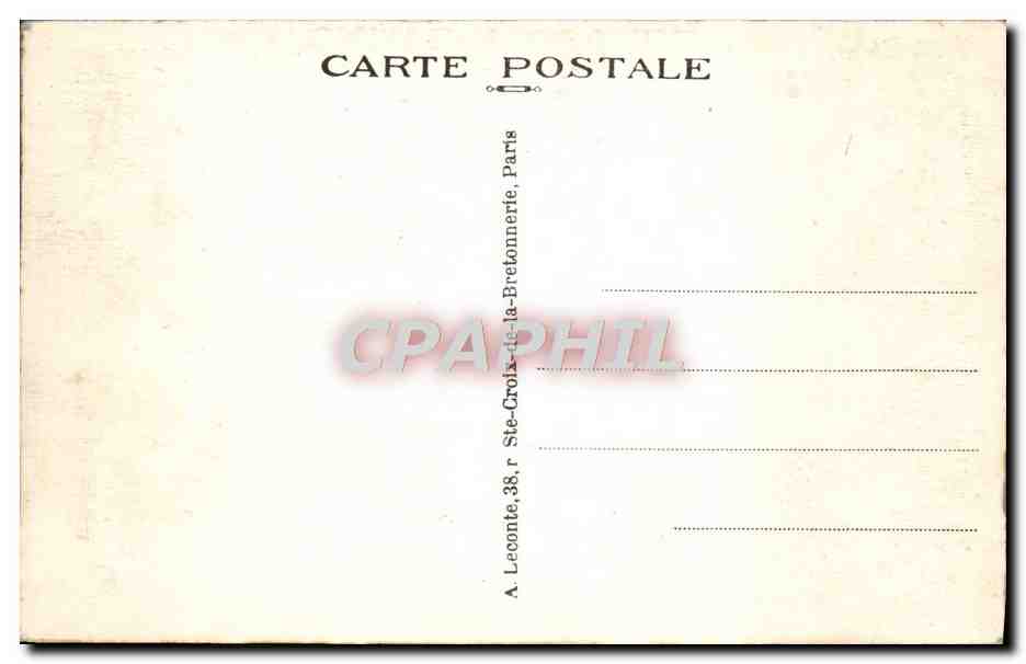 CPA Verasailles Les Grands Eaux Le Bassin de Neptune — Verso