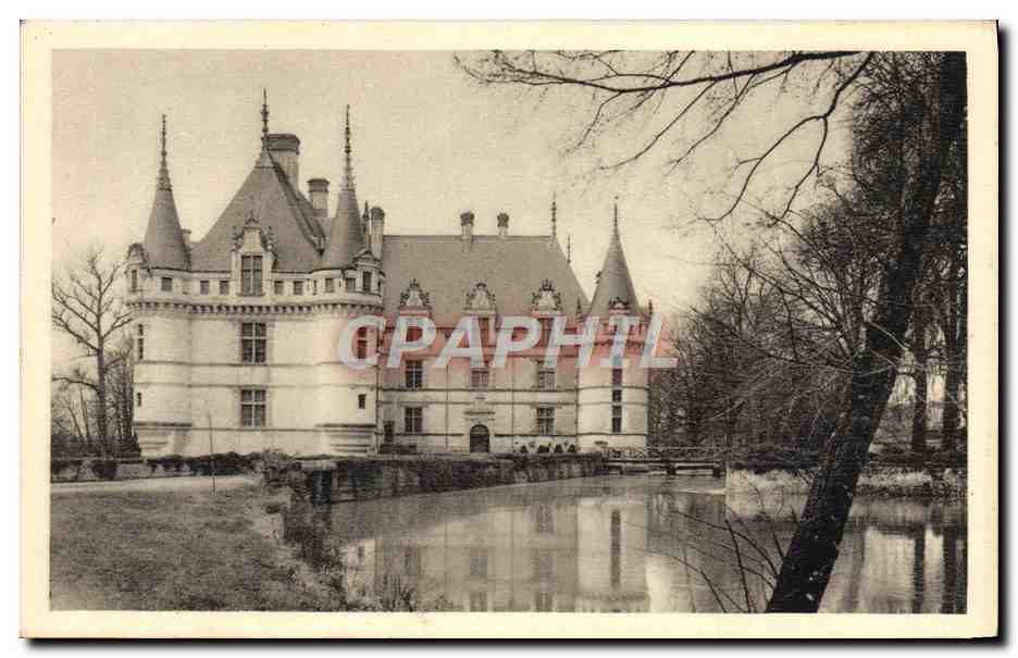 CPA Chateau D'Azay Rideau