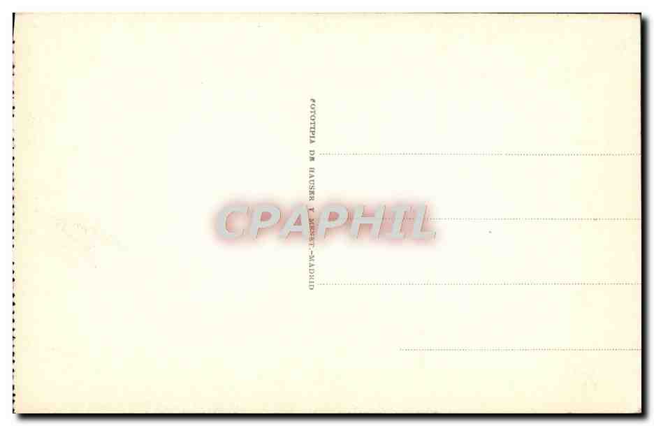 CPA Madrid Real Academia De Bellas Artes Van Loo La education del amor — Verso