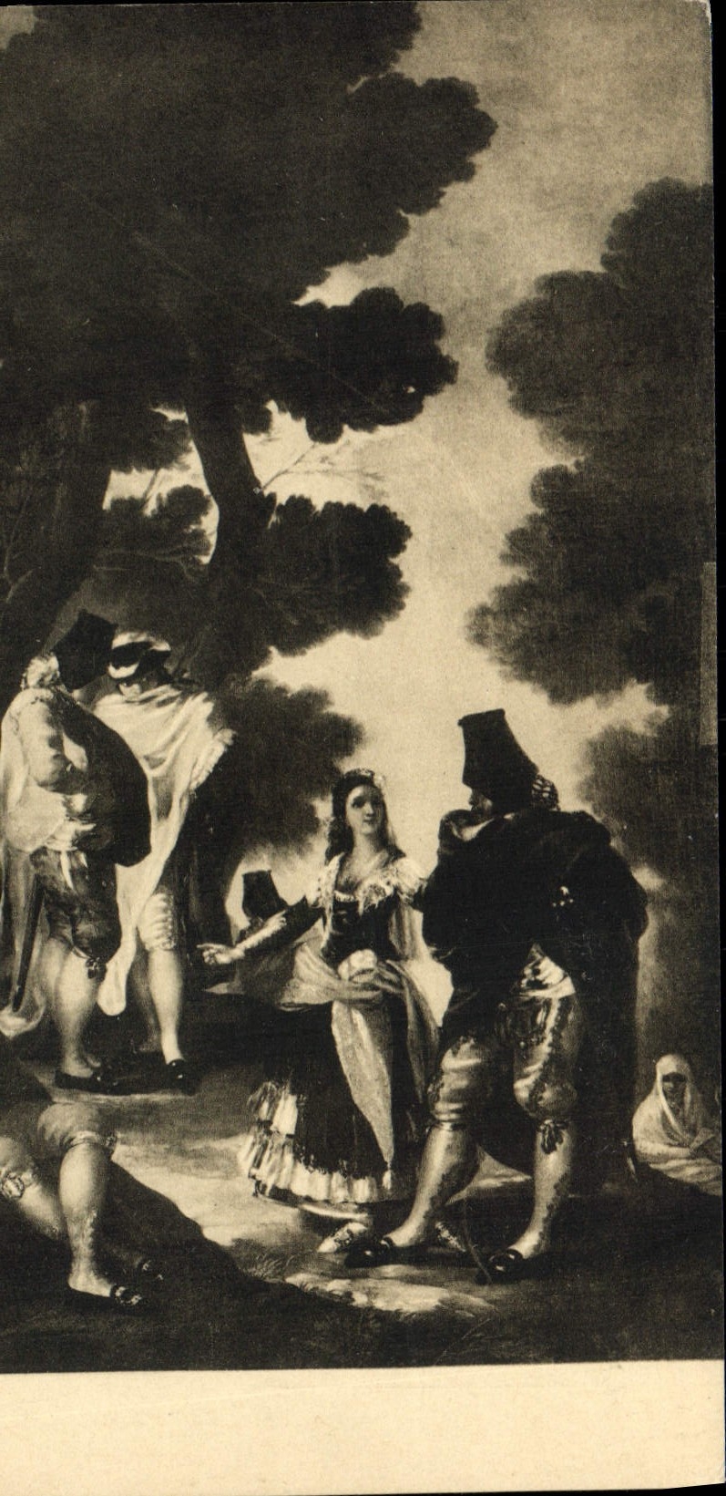 CPA Goya La Maja Los Embozados Prado Madrid