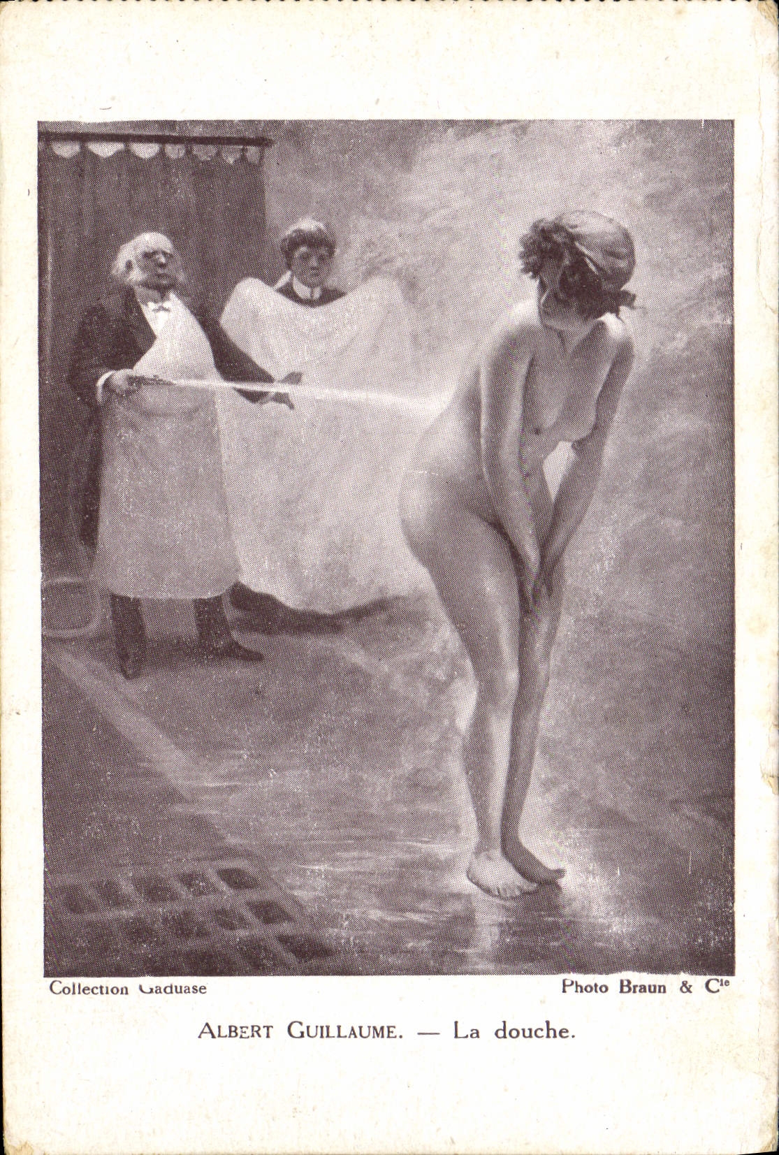 CPA Albert Guillaume La Douche 
