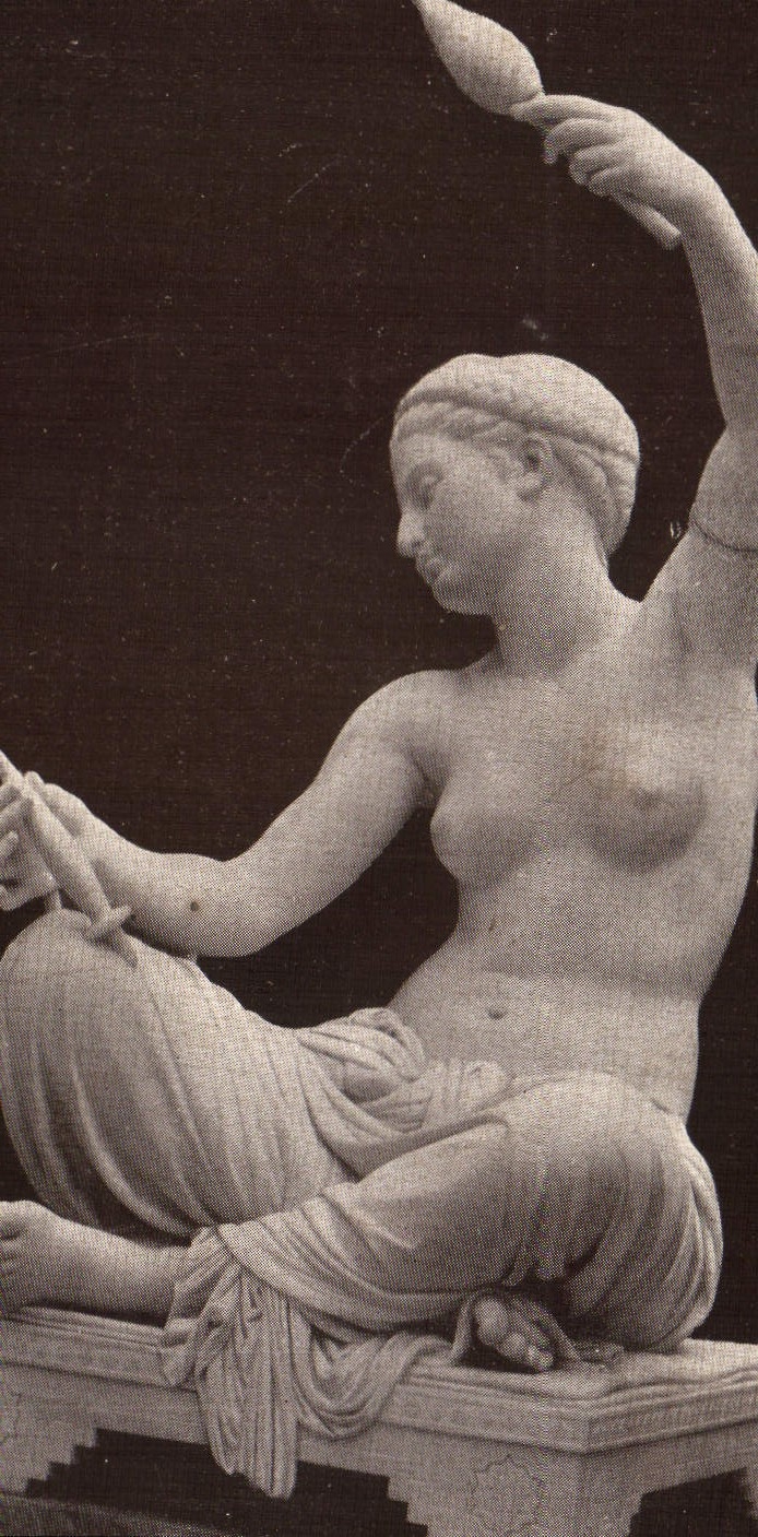 CPA Musee du Luxembourg Barrias Jeune fille de Megare