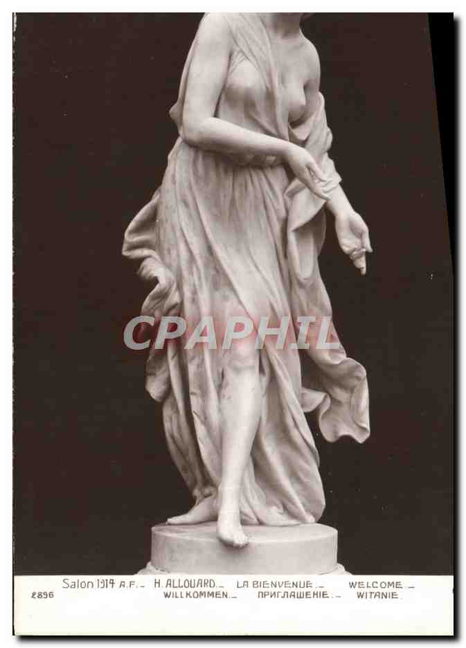 Statue de La Bienvenue — Salon 1919 — H. Allouard — n° 895