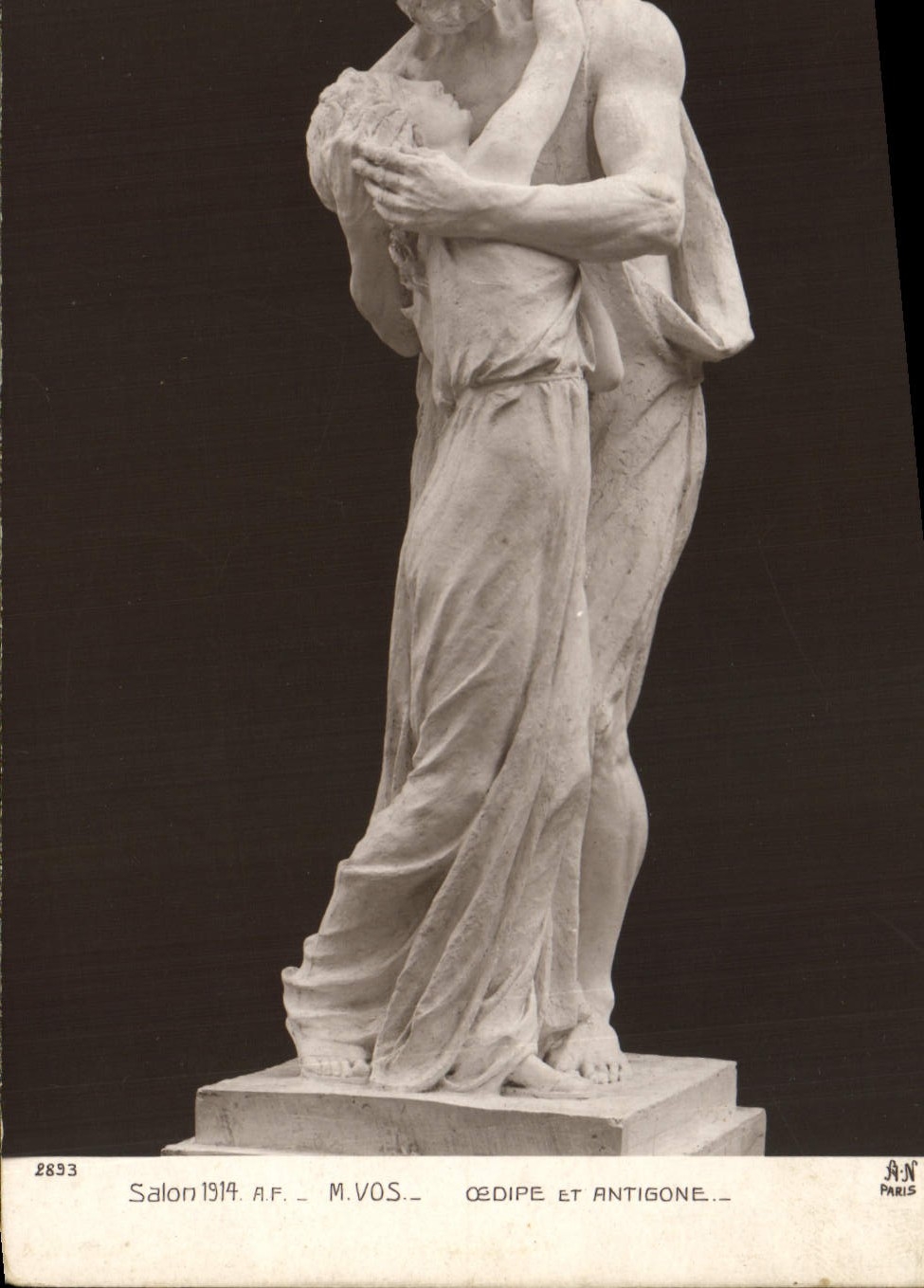 Oedipe et Antigone — Salon 1914 — M. VOS — A.N. Paris