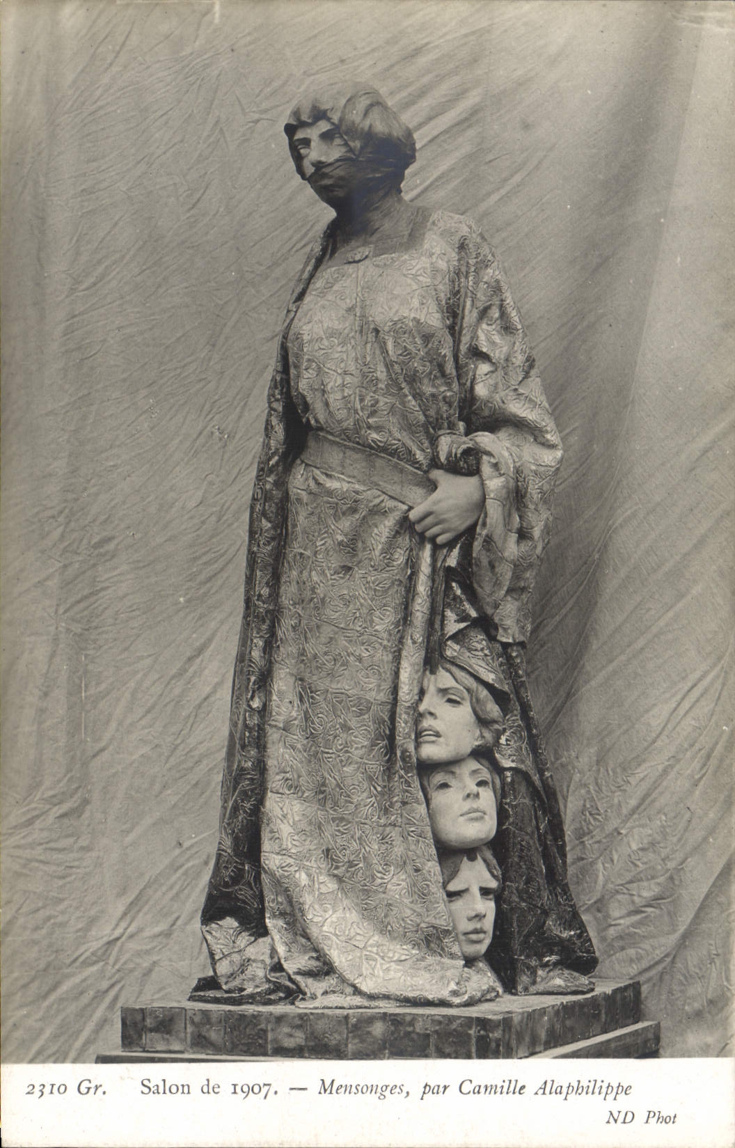 CPA Salon de 1907 Mensonges Par Camille Alaphilippe