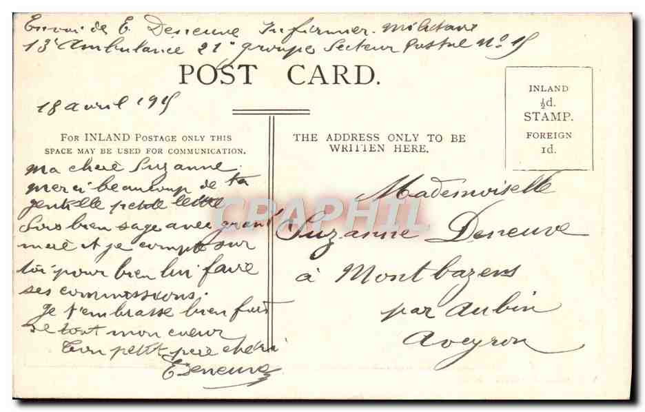 CPA The August moon Cecil G Lawson — Verso