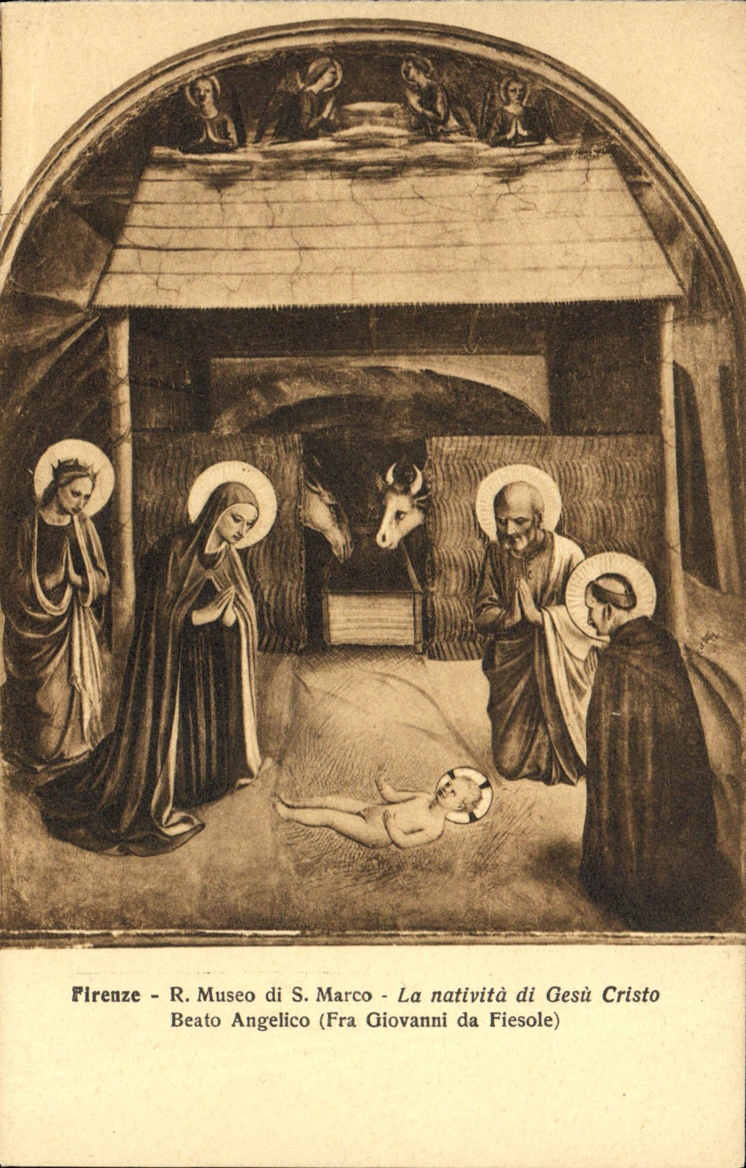 CPA Firenze Museo di Marco La Nativita di Gesu Cristo
