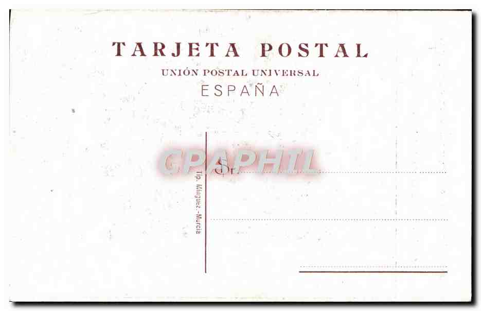 CPA Belen de Salzilto Una Escena de la Degollacion de los inocentos Murcia — Verso