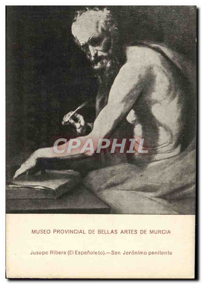 CPA Museo Provincial de Bellas Artes De Murcia Jusepe Ribera San Jeronimo penitente