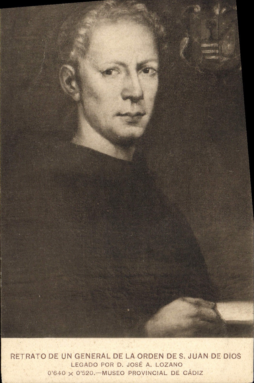 CPA Retrato De Un General De La Orden Des Juan De Dios Cadiz