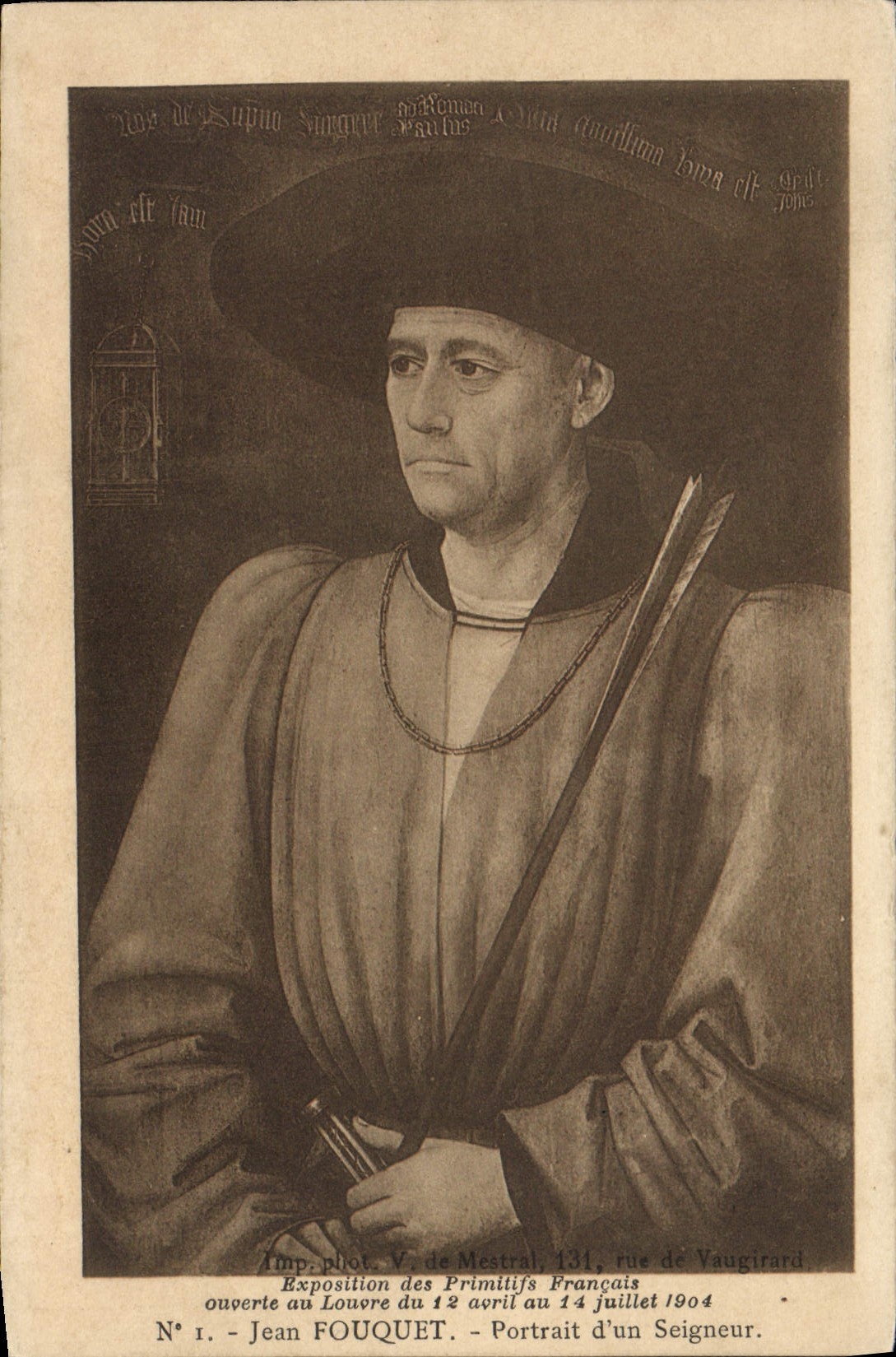 CPA Jean Fouquet Portrait d'un Seigneur 