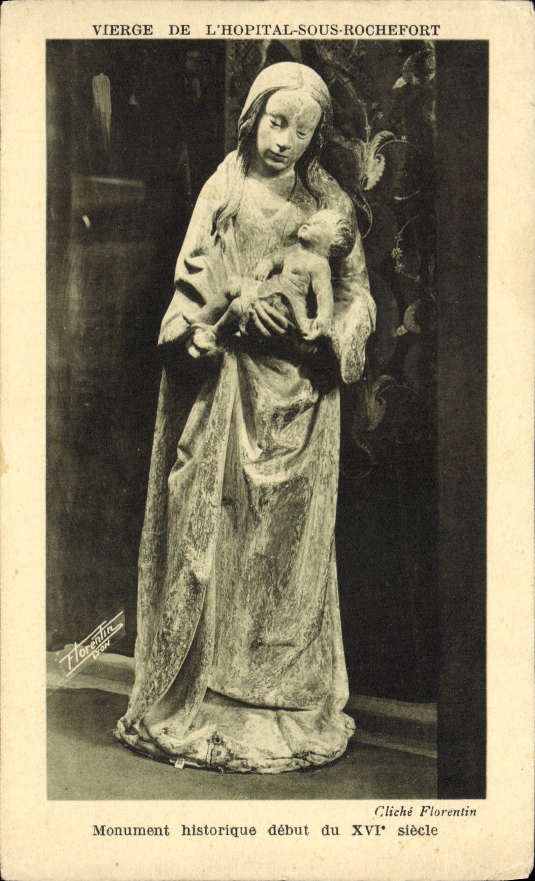 CPA Vierge De L'Hopital Sous Rochefort
