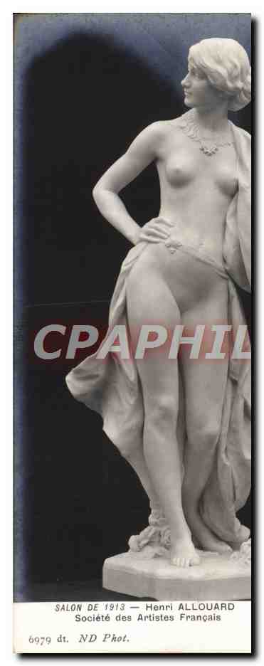 CPA Henri Allouard Salon 1913 Une cigale