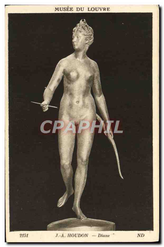 Statue de Diane — Musée du Louvre — J.-A. Houdon, n° 2151