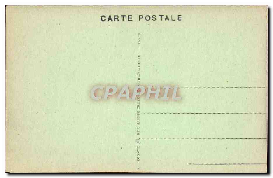 CPA Versailles Le parc des bains d'Apollon — Verso