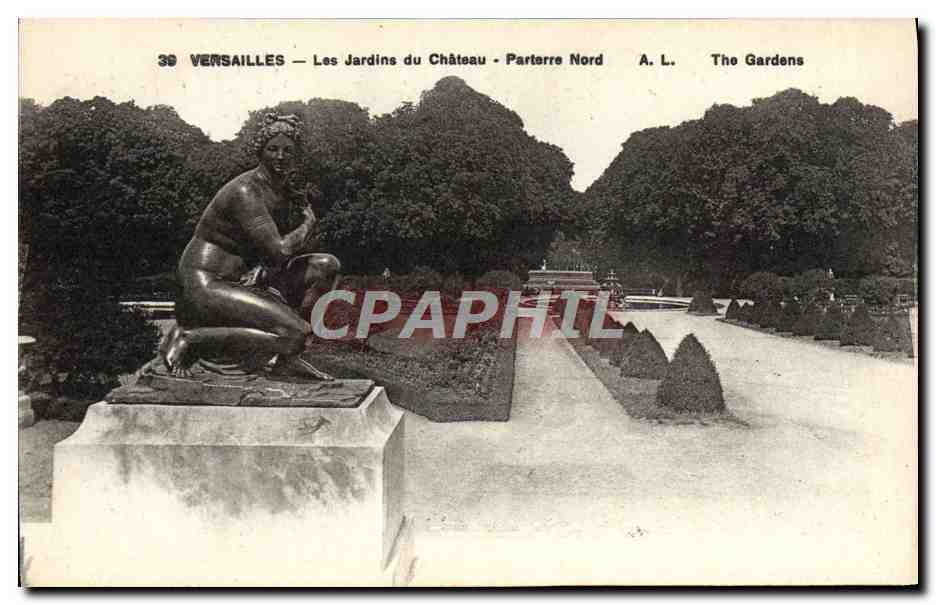 CPA Versailles les Jardins du Chateau Parterre Nord