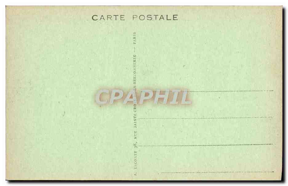 CPA Versailles les Jardins du Chateau Parterre Nord — Verso