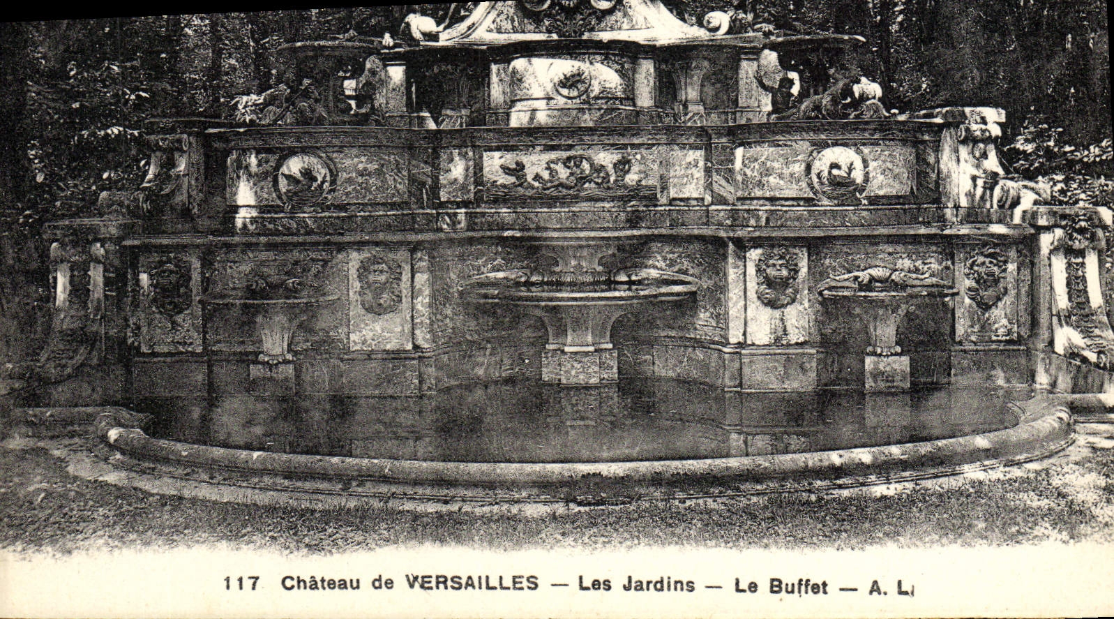 CPA Versailles Les Jardins Le Buffet