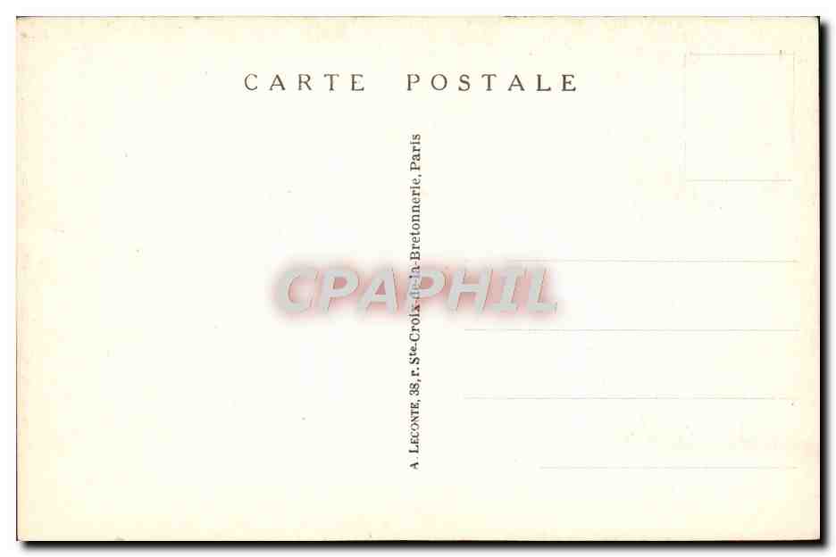 CPA Versailles Le Parc Le Bassin du char d'Apollon et le Tapis vert — Rückseite