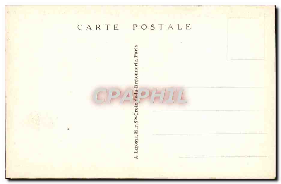 Versailles — Le Palais du Grand Trianon — Le Pérystyle et les Jardins — A.L. — Verso