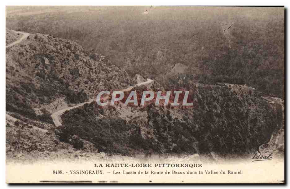 CPA Yssingeaux Les alcets de la route de Beaux dans la vallee du Ramel
