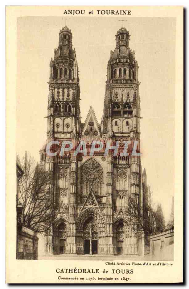 CPA Tours Cathedrale De Tours