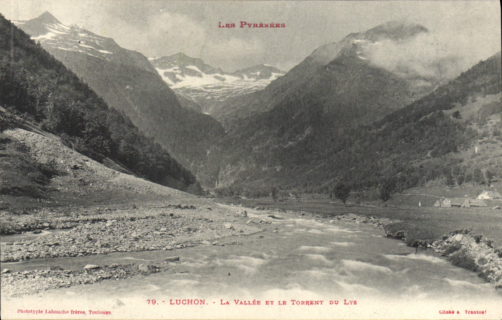 CPA Luchon La Valler Et Le Torrent du Lys