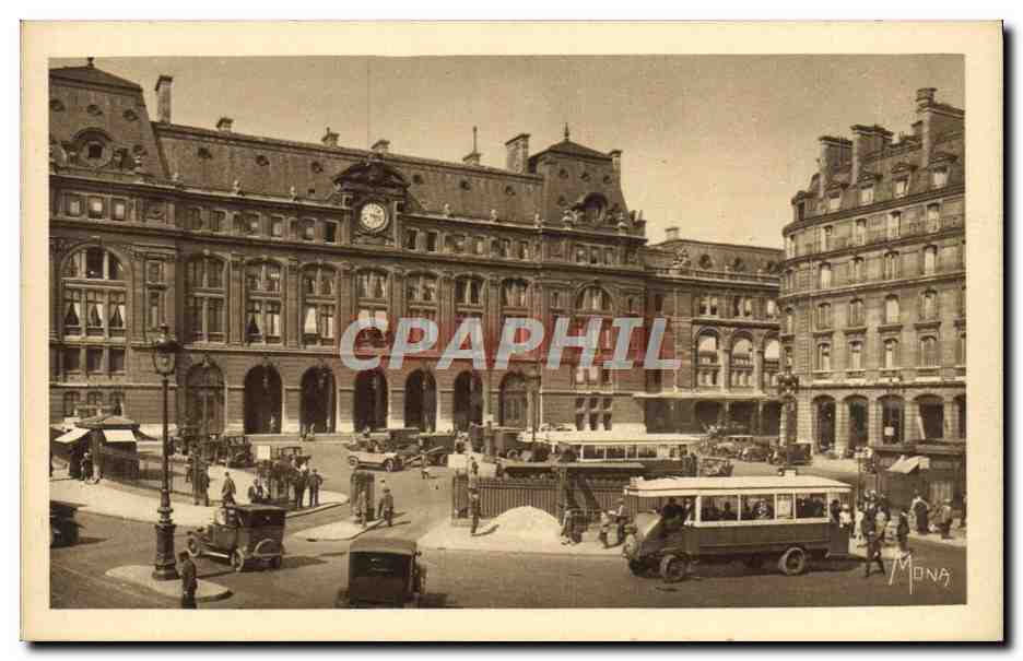 CPA Paris Les Petits Tableaux De La Gare Saint Lazare Cour de Rome