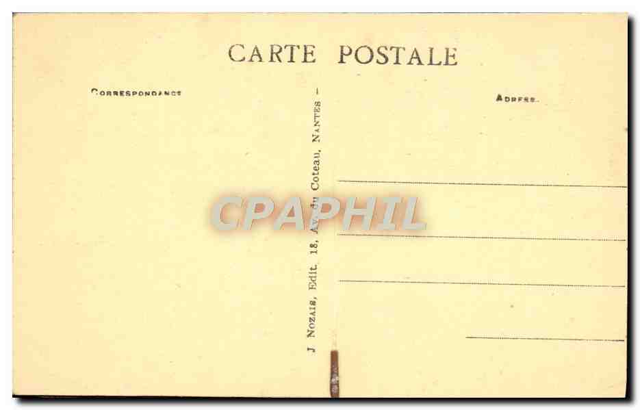 CPA Nantes La Cathedrale St Pierre — Rückseite