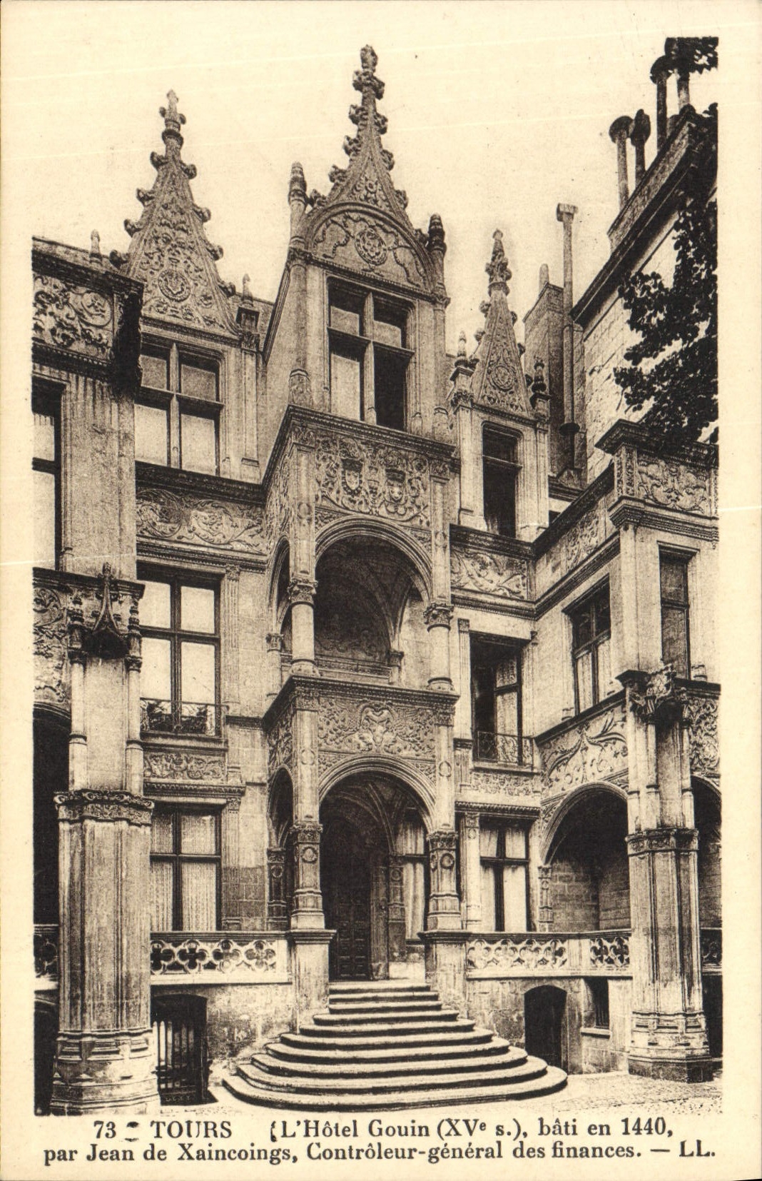 CPA Tours l'hotel Gouin Par Jean De Xaincoings