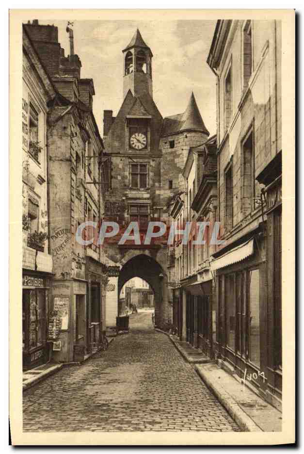 CPA La Douce France Chateaux De La Loire Amboise Tour De l'Horloge