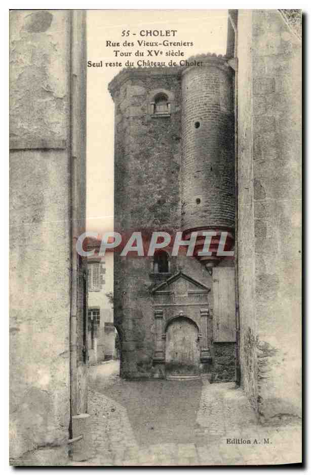 CPA Cholet Rue Des Vieux Greniers