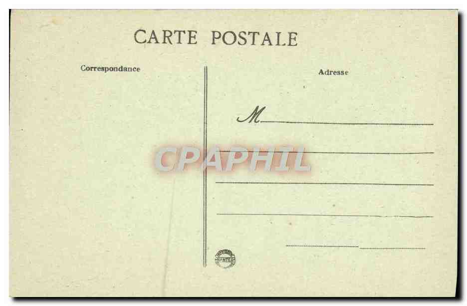 CPA Cholet Rue Des Vieux Greniers — Back