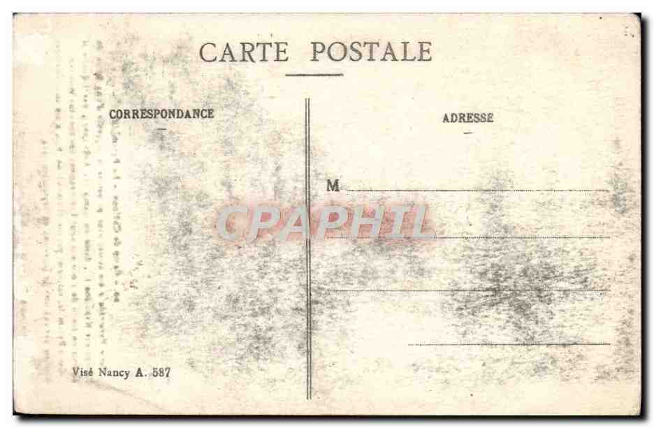 Antike Ansichtskarte Camp De Chalons La Pyramide — Rückseite