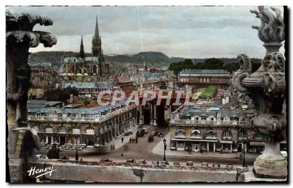 CPM Nancy La Place Stanislas Vue De l'Hotel De Ville