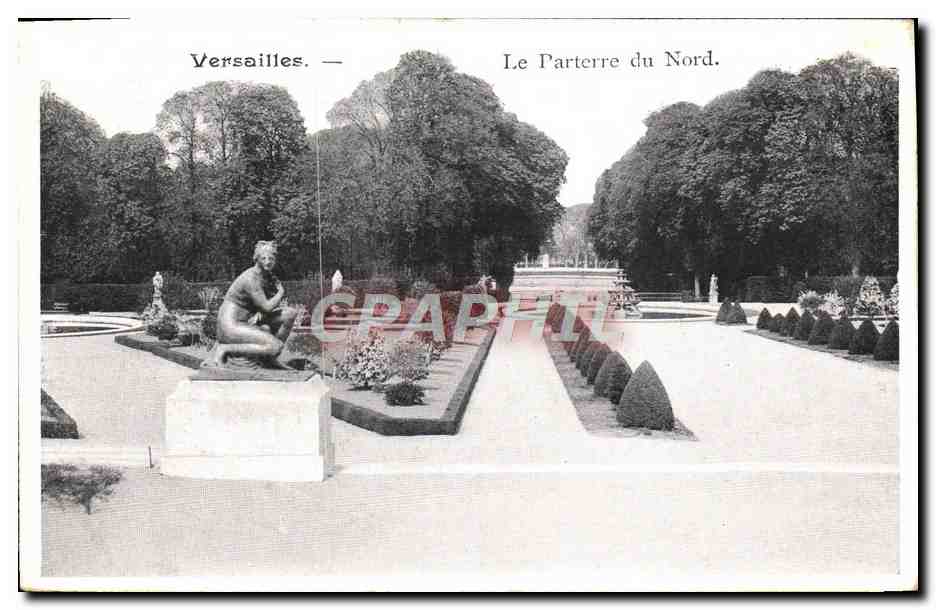 CPA Versailles Le Parterre Du Nord