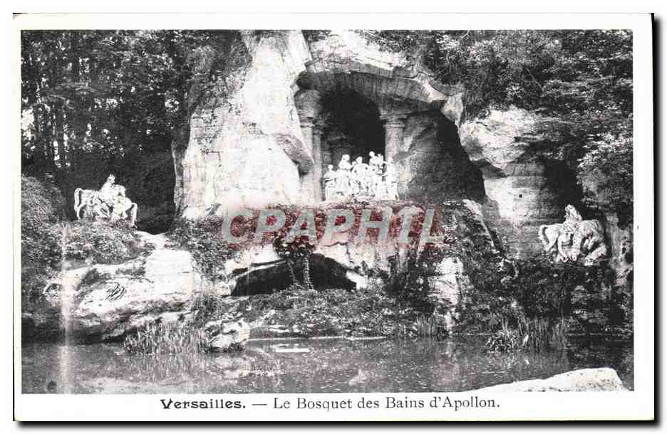 Versailles — Le Bosquet des Bains d'Apollon — C. B., édit., Versailles