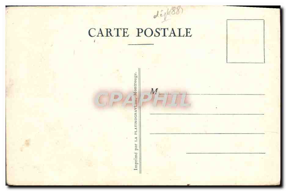 CPA Vittel Le Parc Des Enfants — Back