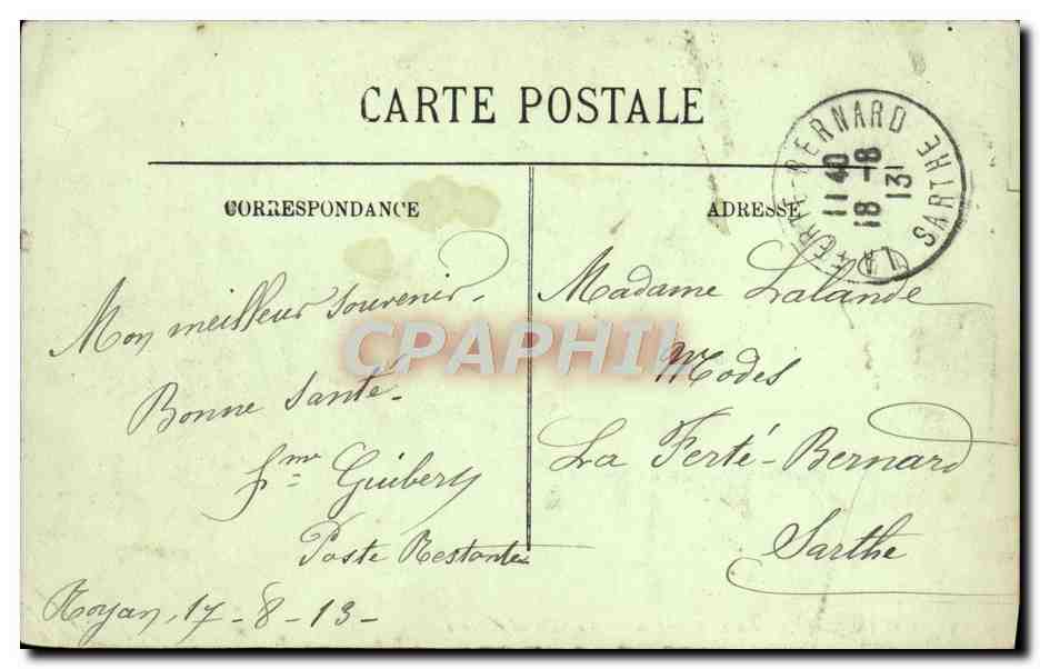 CPA Royan Le Casino De Foncillon La Salle De Baccara — Rückseite