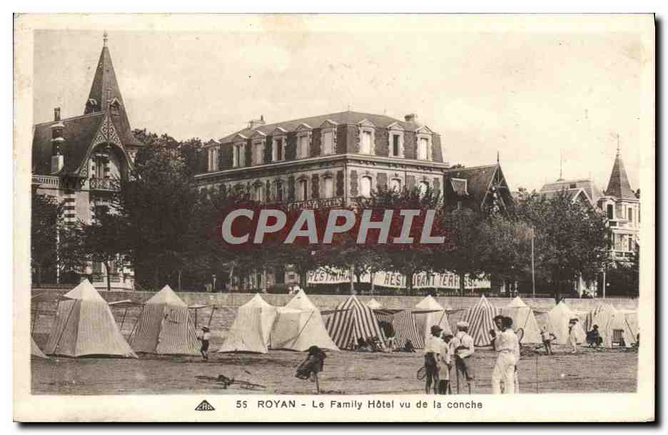 CPA Royan Le Family Hotel Du Vu De La Conche Tennis