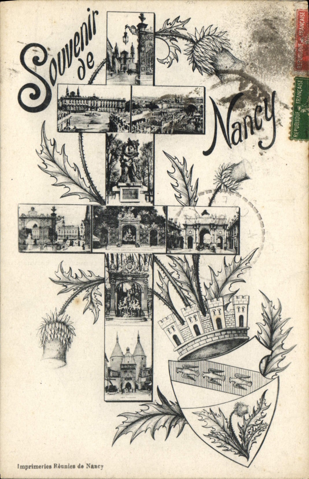 CPA Souvenir De Nancy
