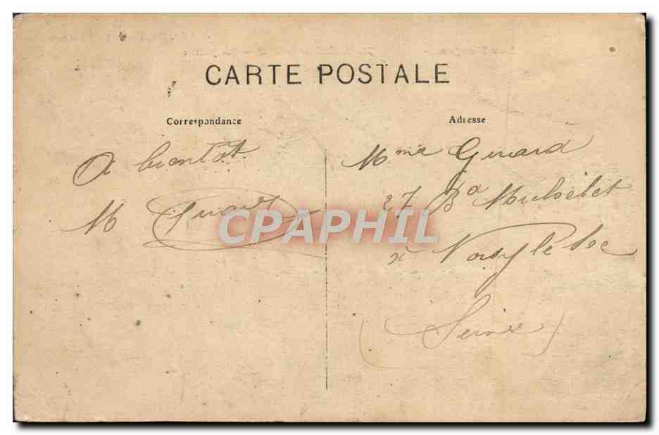 CPA Les Vosges Charmes Sur Moselle Vue Generale — Rückseite