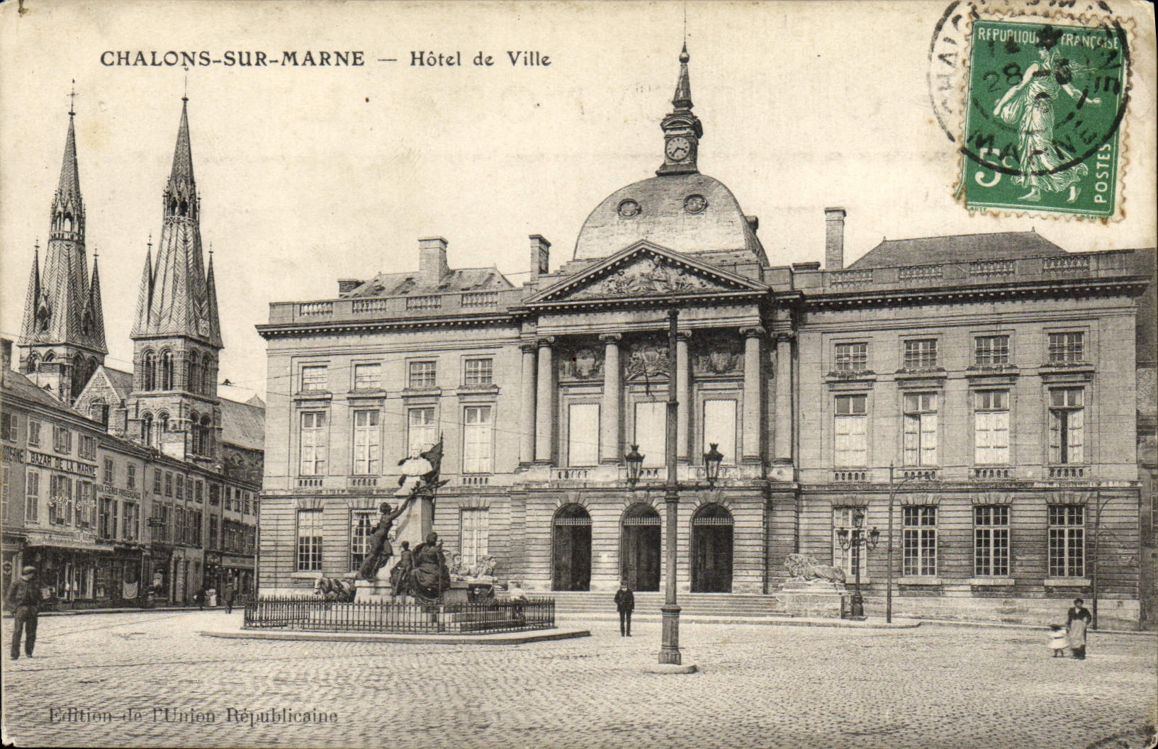 Chalons-sur-Marne — Hôtel de Ville — Édition de l'Union Républicaine