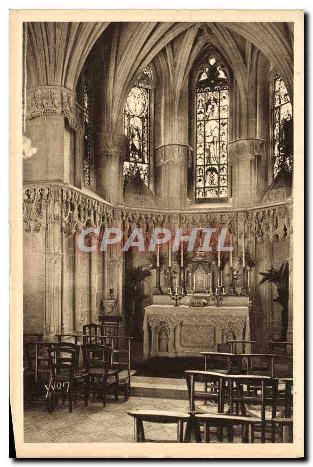 CPA La Douce France Chateaux De La Loire Chateau d'Amboise Interieur De La Chapelle Saint Hubert Chasse