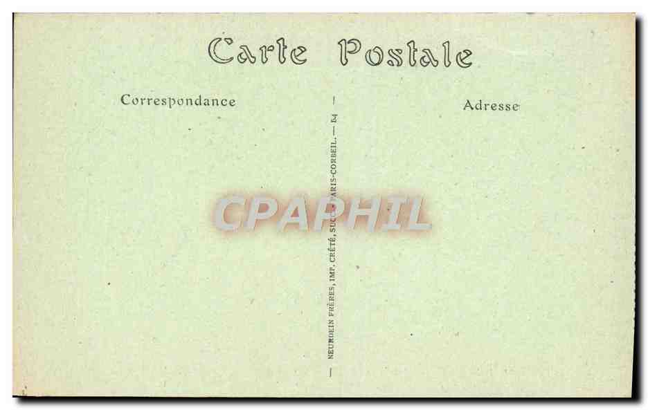 CPA Chateau De Blois Alle Francois 1er La Chambre De Catherine De Medicis — Verso