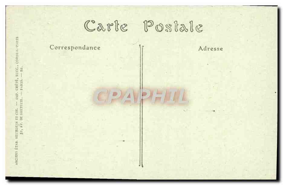 CPA Chateau De Blois Aile Francois 1er Bibliotheque De Catherine De Medicis — Verso