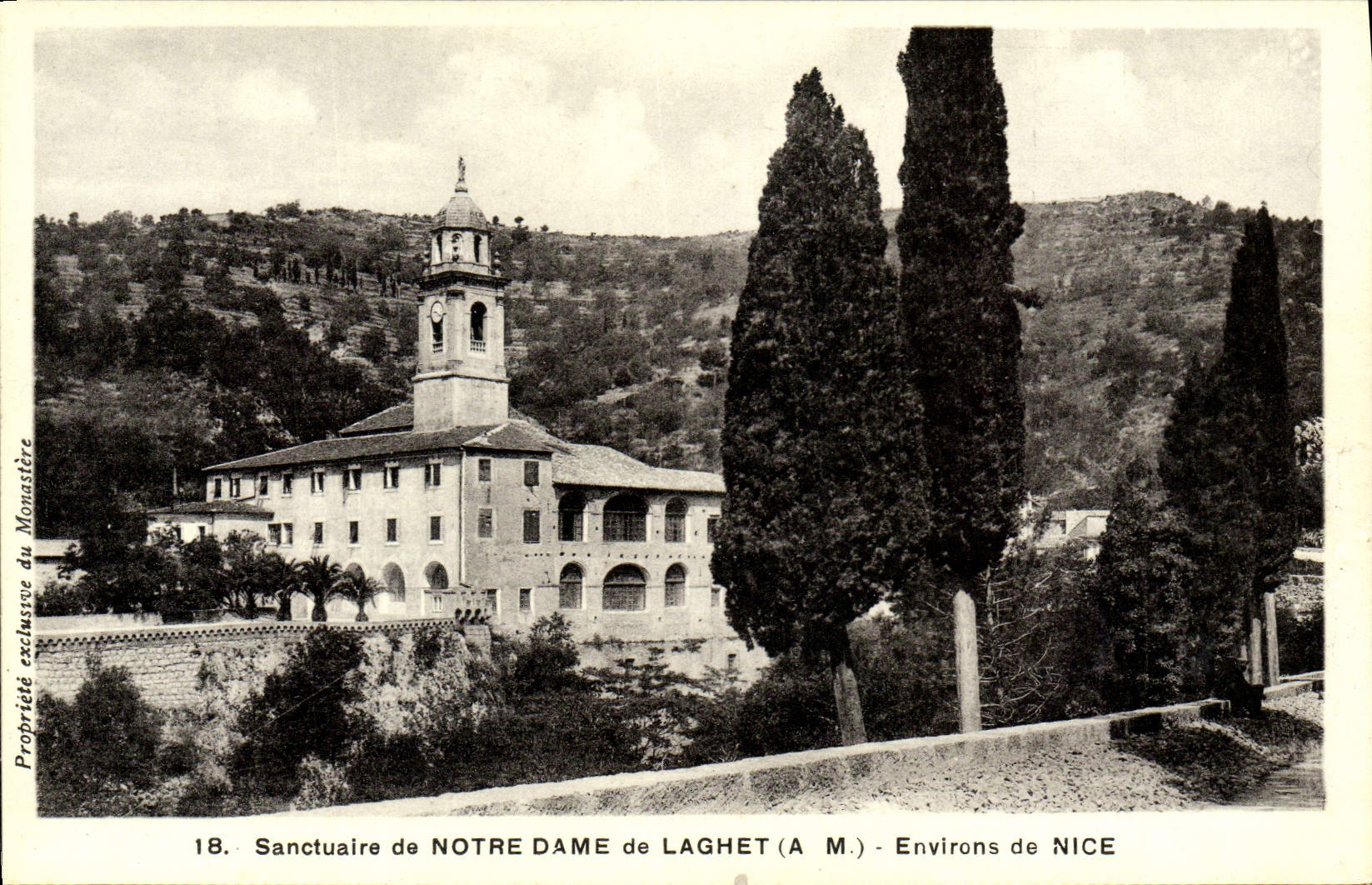 CPA Sanctuaire De Notre Dame De Laghet Environs De Nice